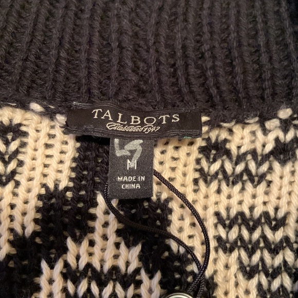 Talbots Long Shawl Collar Sweater Sz M - Picture 3 of 7